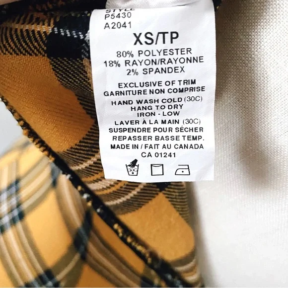 TWIK Yellow Plaid Spaghetti-Strap Dress (it’s giving Clueless) - Picture 6 of 7